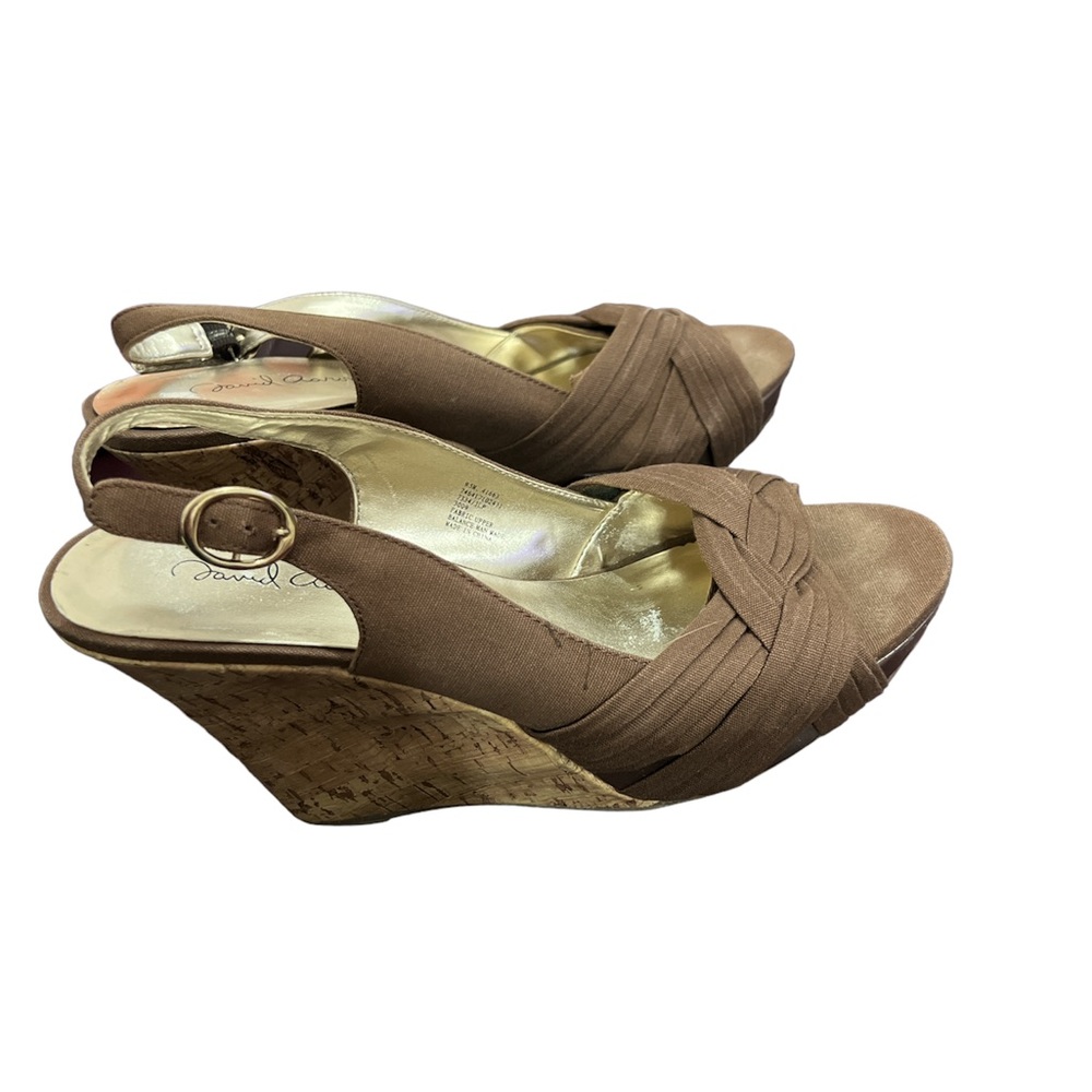 David Aaron Brown Wedges Sz 9.5